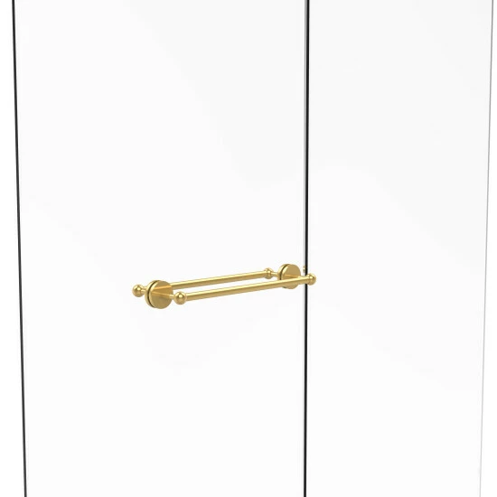 Hot Sale ✨ Allied Brass Prestige Skyline Collection Brass 18-inch Back-to-back Shower Door Towel Bar 🌟 3 Hot Sale ✨ Allied Brass Prestige Skyline Collection Brass 18-inch Back-to-back Shower Door Towel Bar 🌟