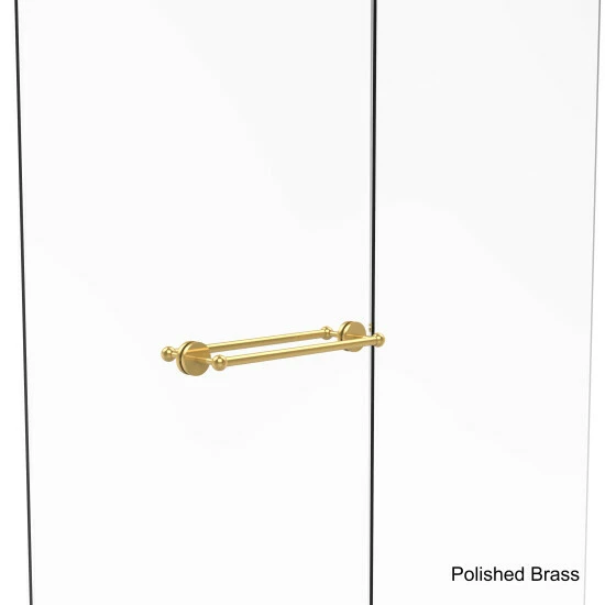 Hot Sale ✨ Allied Brass Prestige Skyline Collection Brass 18-inch Back-to-back Shower Door Towel Bar 🌟 4 Hot Sale ✨ Allied Brass Prestige Skyline Collection Brass 18-inch Back-to-back Shower Door Towel Bar 🌟 - Image 2