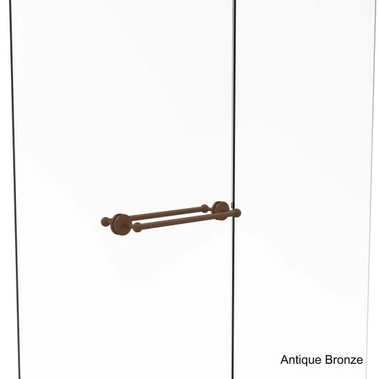 Hot Sale ✨ Allied Brass Prestige Skyline Collection Brass 18-inch Back-to-back Shower Door Towel Bar 🌟 9 Hot Sale ✨ Allied Brass Prestige Skyline Collection Brass 18-inch Back-to-back Shower Door Towel Bar 🌟 - Image 7