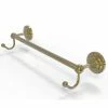 Best deal 🎉 Allied Brass Prestige Que New Collection 36 Inch Towel Bar With Integrated Hooks 👍
