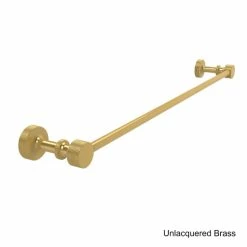 Budget 🎁 Allied Brass Foxtrot Collection Clear Brass 36-inch Towel Bar 👍 -Allied Brass Sales unnamed file 1085