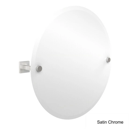 New ⭐ Allied Brass Alliled Brass Montero Collection Contemporary Frameless Round Tilt Mirror With Beveled Edge 🤩 6 New ⭐ Allied Brass Alliled Brass Montero Collection Contemporary Frameless Round Tilt Mirror With Beveled Edge 🤩 - Image 4