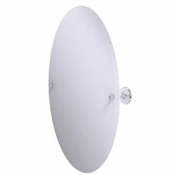 Wholesale 😍 Allied Brass Shadwell Collection Frameless Oval Tilt Mirror With Beveled Edge 🤩