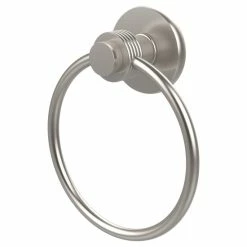 Promo 😉 Allied Brass Mercury Collection Towel Ring With Groovy Accent 🎁