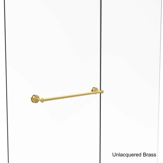 Hot Sale โจ Allied Brass Waverly Place Collection Clear Brass 24-inch Shower Door Towel Bar ๐งจ 5 Hot Sale โจ Allied Brass Waverly Place Collection Clear Brass 24-inch Shower Door Towel Bar ๐งจ - Image 3