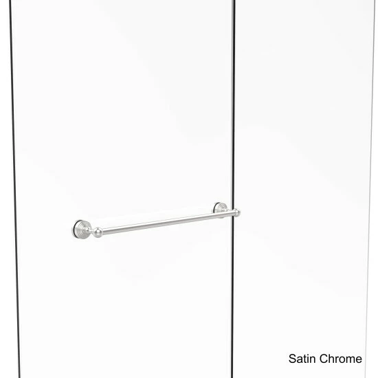 Hot Sale โจ Allied Brass Waverly Place Collection Clear Brass 24-inch Shower Door Towel Bar ๐งจ 6 Hot Sale โจ Allied Brass Waverly Place Collection Clear Brass 24-inch Shower Door Towel Bar ๐งจ - Image 4