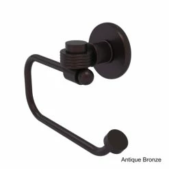 New ⭐ Allied Brass Satellite Orbit One Collection Euro Style Toilet Tissue Holder With Groovy Accents 😀 -Allied Brass Sales unnamed file 1246