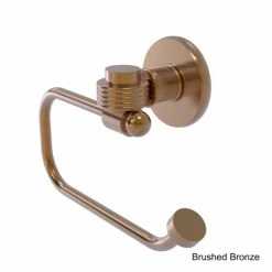 New ⭐ Allied Brass Satellite Orbit One Collection Euro Style Toilet Tissue Holder With Groovy Accents 😀 -Allied Brass Sales unnamed file 1247