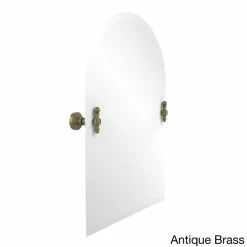 Best Sale ⌛ Allied Brass Retro Wave Collection Beveled Edge Unframed Arched Top Tilt Wall Mirror 👏 -Allied Brass Sales unnamed file 1269