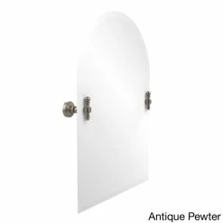 Best Sale ⌛ Allied Brass Retro Wave Collection Beveled Edge Unframed Arched Top Tilt Wall Mirror 👏 -Allied Brass Sales unnamed file 1272