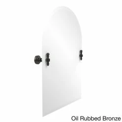 Best Sale ⌛ Allied Brass Retro Wave Collection Beveled Edge Unframed Arched Top Tilt Wall Mirror 👏 -Allied Brass Sales unnamed file 1274