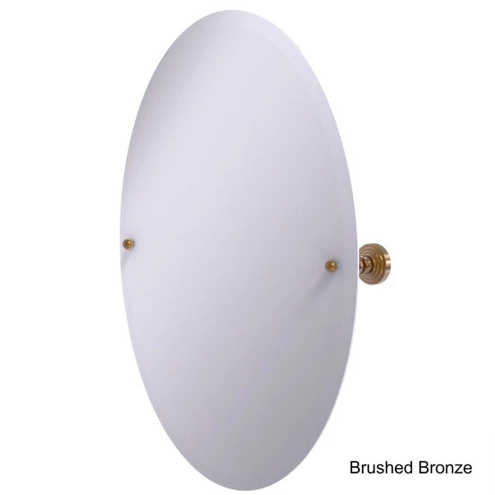 Brand new ๐ฅฐ Allied Brass Oval Bathroom Tilt Wall Mirror Polished Nickel ๐ 6 Brand new ๐ฅฐ Allied Brass Oval Bathroom Tilt Wall Mirror Polished Nickel ๐ - Image 4