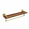 Cheapest 😀 Allied Brass Waverly Place Collection IPE Ironwood/Brass 22-inch Shelf With Gallery Rail And Towel Bar ✔️ -Allied Brass Sales unnamed file 1308