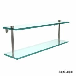 Deals 👍 Allied Brass Black Brass/Glass 22-inch 2-tiered Glass Shelf 👍 -Allied Brass Sales unnamed file 1399