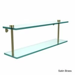 Deals 👍 Allied Brass Black Brass/Glass 22-inch 2-tiered Glass Shelf 👍 -Allied Brass Sales unnamed file 1401