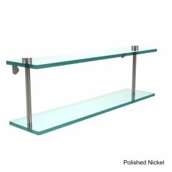 Deals 👍 Allied Brass Black Brass/Glass 22-inch 2-tiered Glass Shelf 👍 -Allied Brass Sales unnamed file 1402