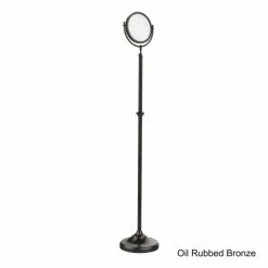 Cheapest 🧨 Allied Brass Adjustable Height Floor Standing Make-Up Mirror 8 Inch Diameter With 2X Magnification 👏 -Allied Brass Sales unnamed file 1408