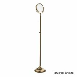 Cheapest 🧨 Allied Brass Adjustable Height Floor Standing Make-Up Mirror 8 Inch Diameter With 2X Magnification 👏 -Allied Brass Sales unnamed file 1411