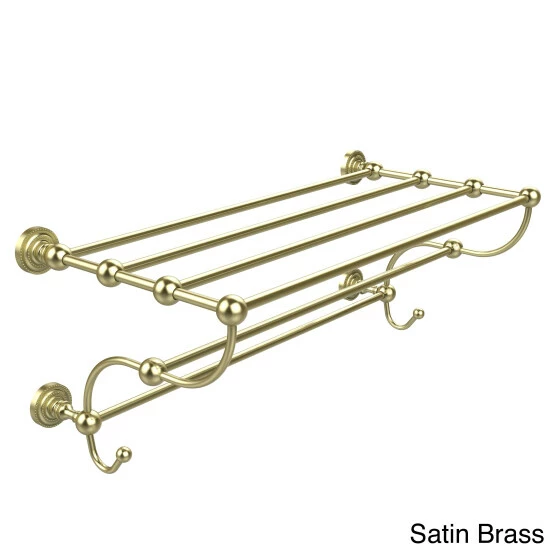 Flash Sale ✔️ Allied Brass Dottingham Collection 36 Inch Train Rack Towel Shelf Polished Nickel ❤️ 10 Flash Sale ✔️ Allied Brass Dottingham Collection 36 Inch Train Rack Towel Shelf Polished Nickel ❤️ - Image 8