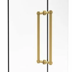Brand new โญ Allied Brass Contemporary 18-inch Back-to-Back Shower Door Pull ๐