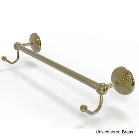Flash Sale ❤️ Allied Brass Prestige Monte Carlo Collection 18 Inch Towel Bar With Integrated Hooks 🔥 4 Flash Sale ❤️ Allied Brass Prestige Monte Carlo Collection 18 Inch Towel Bar With Integrated Hooks 🔥 - Image 2