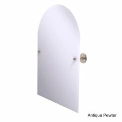 Hot Sale 💯 Allied Brass Shadwell Collection Frameless Arched-top Tilt Mirror With Beveled Edge 🌟