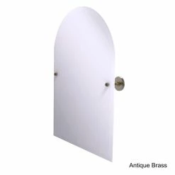 Hot Sale 💯 Allied Brass Shadwell Collection Frameless Arched-top Tilt Mirror With Beveled Edge 🌟 -Allied Brass Sales unnamed file 1574