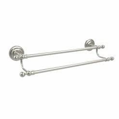 Coupon ⭐ Allied Brass Que New Collection 24 Inch Double Towel Bar 🛒
