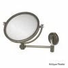 Best Pirce ✔️ Allied Brass 8-inch Wall-mounted Extending Makeup Mirror With 2X Magnification And Dotted Accent 🥰
