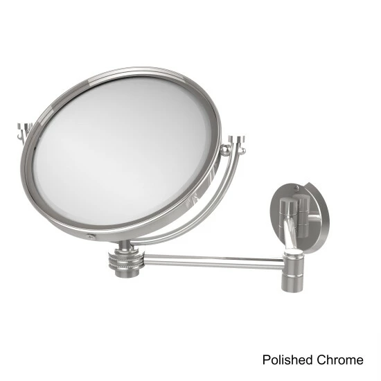 Best Pirce ✔️ Allied Brass 8-inch Wall-mounted Extending Makeup Mirror With 2X Magnification And Dotted Accent 🥰 4 Best Pirce ✔️ Allied Brass 8-inch Wall-mounted Extending Makeup Mirror With 2X Magnification And Dotted Accent 🥰 - Image 2