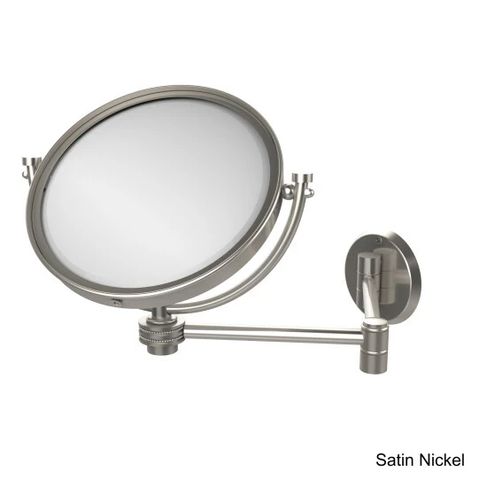 Best Pirce ✔️ Allied Brass 8-inch Wall-mounted Extending Makeup Mirror With 2X Magnification And Dotted Accent 🥰 5 Best Pirce ✔️ Allied Brass 8-inch Wall-mounted Extending Makeup Mirror With 2X Magnification And Dotted Accent 🥰 - Image 3
