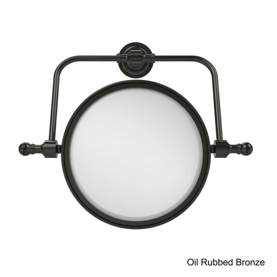 Outlet ⌛ Allied Brass Retro Dot Collection Wall Mounted Swivel Make-Up Mirror 8-inch Diameter With 2X Magnification 🌟 7 Outlet ⌛ Allied Brass Retro Dot Collection Wall Mounted Swivel Make-Up Mirror 8-inch Diameter With 2X Magnification 🌟 - Image 5