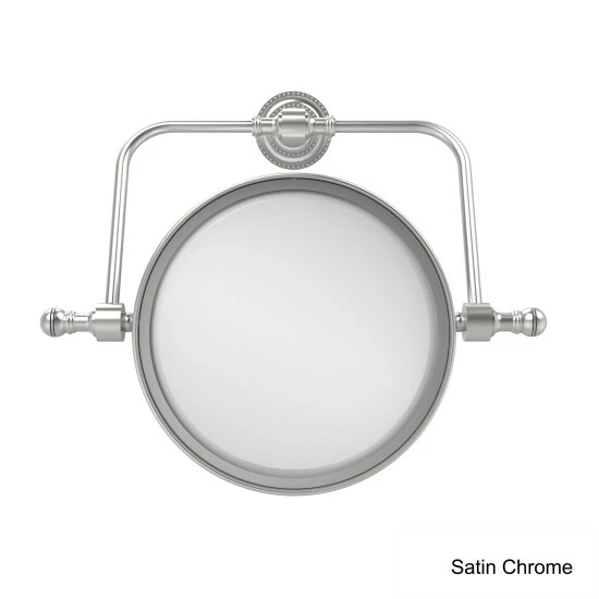 Outlet ⌛ Allied Brass Retro Dot Collection Wall Mounted Swivel Make-Up Mirror 8-inch Diameter With 2X Magnification 🌟 8 Outlet ⌛ Allied Brass Retro Dot Collection Wall Mounted Swivel Make-Up Mirror 8-inch Diameter With 2X Magnification 🌟 - Image 6