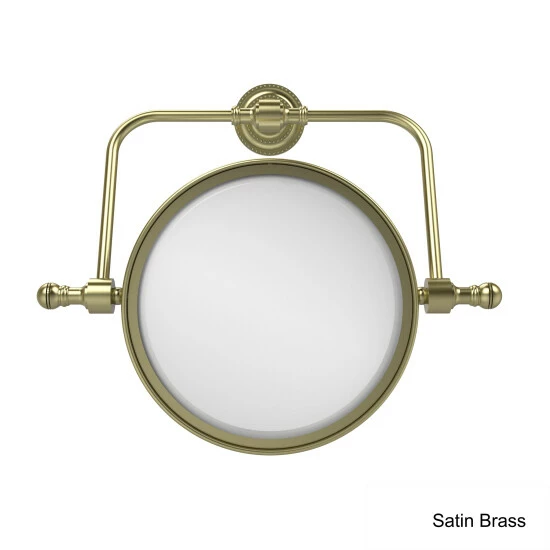 Outlet ⌛ Allied Brass Retro Dot Collection Wall Mounted Swivel Make-Up Mirror 8-inch Diameter With 2X Magnification 🌟 9 Outlet ⌛ Allied Brass Retro Dot Collection Wall Mounted Swivel Make-Up Mirror 8-inch Diameter With 2X Magnification 🌟 - Image 7