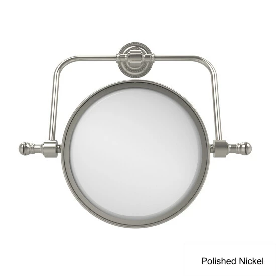 Outlet ⌛ Allied Brass Retro Dot Collection Wall Mounted Swivel Make-Up Mirror 8-inch Diameter With 2X Magnification 🌟 10 Outlet ⌛ Allied Brass Retro Dot Collection Wall Mounted Swivel Make-Up Mirror 8-inch Diameter With 2X Magnification 🌟 - Image 8