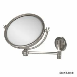 Brand new 👍 Allied Brass 8-inch Wall-mounted Extending 3X Magnification Makeup Mirror With Groovy Accent 😀