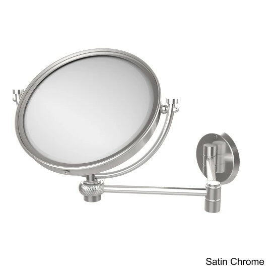 Hot Sale 🤩 Allied Brass 8-inch Wall-mounted Extending Make-up Mirror With 3X Magnification And Twist Accent 🔥 4 Hot Sale 🤩 Allied Brass 8-inch Wall-mounted Extending Make-up Mirror With 3X Magnification And Twist Accent 🔥 - Image 2