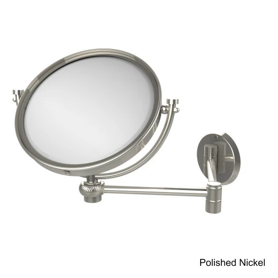 Hot Sale 🤩 Allied Brass 8-inch Wall-mounted Extending Make-up Mirror With 3X Magnification And Twist Accent 🔥 5 Hot Sale 🤩 Allied Brass 8-inch Wall-mounted Extending Make-up Mirror With 3X Magnification And Twist Accent 🔥 - Image 3