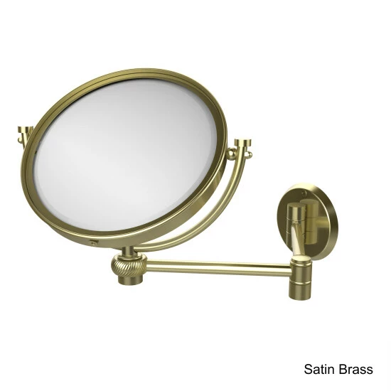 Hot Sale 🤩 Allied Brass 8-inch Wall-mounted Extending Make-up Mirror With 3X Magnification And Twist Accent 🔥 9 Hot Sale 🤩 Allied Brass 8-inch Wall-mounted Extending Make-up Mirror With 3X Magnification And Twist Accent 🔥 - Image 7