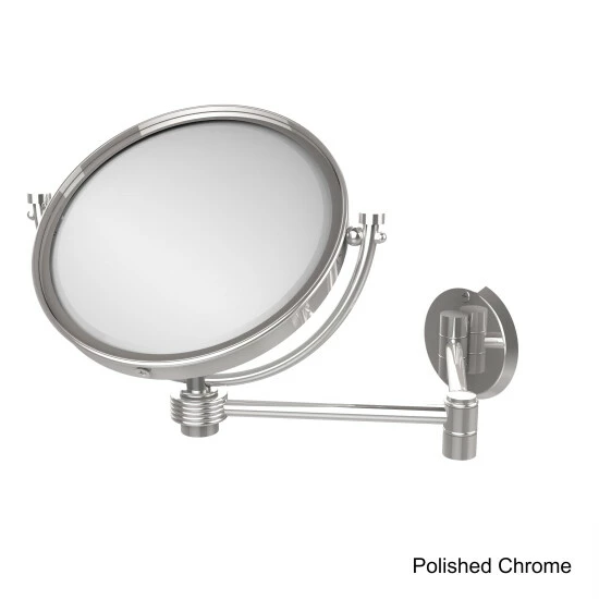 Best Pirce 🥰 Allied Brass 8-inch Wall-mounted Extending 4X Magnification Make-Up Mirror With Groovy Accent 🥰 7 Best Pirce 🥰 Allied Brass 8-inch Wall-mounted Extending 4X Magnification Make-Up Mirror With Groovy Accent 🥰 - Image 5