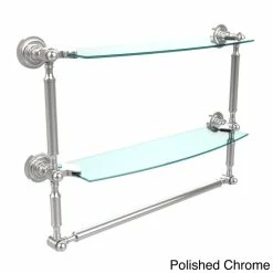Buy 💯 Allied Brass Dottingham Collection 18-inch 2-tiered Glass Shelf With Integrated Towel Bar 👍 15 Buy 💯 Allied Brass Dottingham Collection 18-inch 2-tiered Glass Shelf With Integrated Towel Bar 👍 -Allied Brass Sales unnamed file 1823