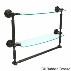 Buy 💯 Allied Brass Dottingham Collection 18-inch 2-tiered Glass Shelf With Integrated Towel Bar 👍 17 Buy 💯 Allied Brass Dottingham Collection 18-inch 2-tiered Glass Shelf With Integrated Towel Bar 👍 -Allied Brass Sales unnamed file 1825