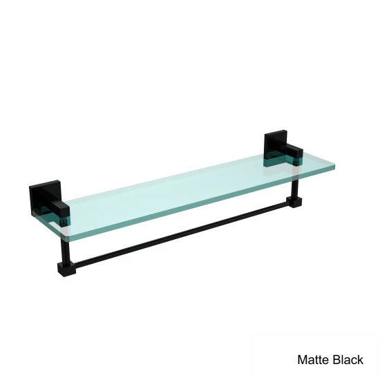 Buy ๐ฅฐ Allied Brass Montero Collection 22-inch Glass Vanity Shelf With Integrated Towel Bar - 22" Unlaquered Brass ๐ 10 Buy ๐ฅฐ Allied Brass Montero Collection 22-inch Glass Vanity Shelf With Integrated Towel Bar - 22" Unlaquered Brass ๐ - Image 8