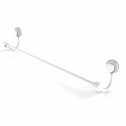 Flash Sale ❤️ Allied Brass Venus Collection Clear Brass 18-inch Towel Bar With Twist Accent 🔥