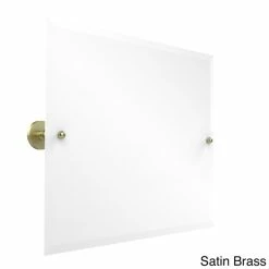 Outlet 🛒 Allied Brass Framless Rectangular Landscape Tilt Wall Mirror 🤩