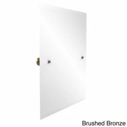 New ❤️ Allied Brass Unframed Rectangular Bathroom Tilt-wall Mirror 😀 -Allied Brass Sales unnamed file 1981