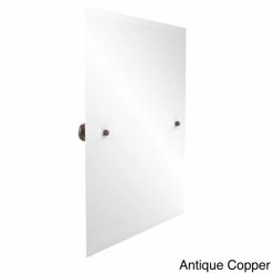 New ❤️ Allied Brass Unframed Rectangular Bathroom Tilt-wall Mirror 😀 -Allied Brass Sales unnamed file 1983