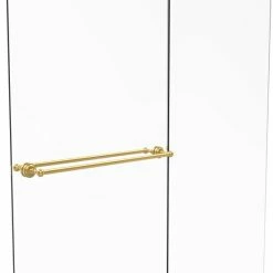 Cheap 😍 Allied Brass Dottingham Collection 30-inch Back-to-back Shower Door Towel Bar ⭐