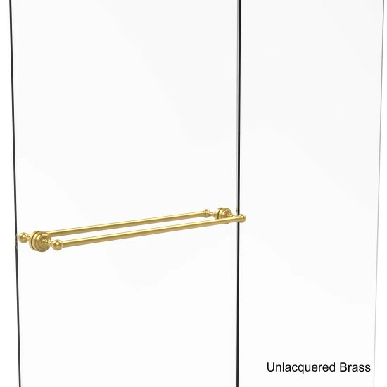 Cheap ๐ Allied Brass Dottingham Collection 30-inch Back-to-back Shower Door Towel Bar โญ 4 Cheap ๐ Allied Brass Dottingham Collection 30-inch Back-to-back Shower Door Towel Bar โญ - Image 2
