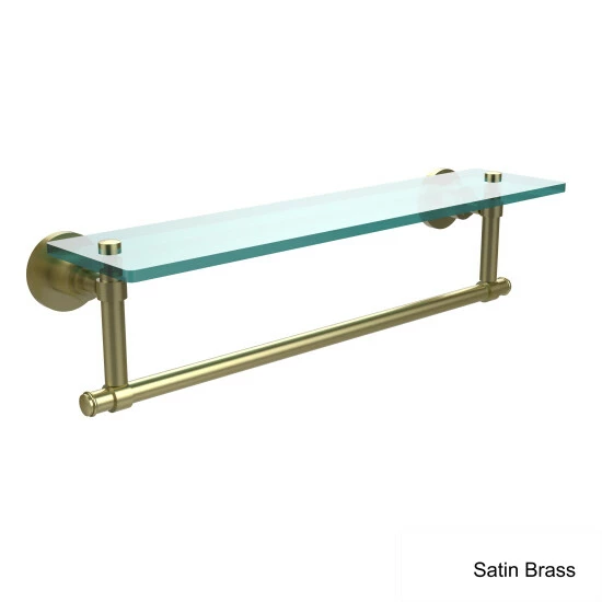 Promo ๐ Allied Brass Washington Square Collection 22-inch Glass Vanity Shelf With Integrated Towel Bar Antique Pewter ๐งจ 6 Promo ๐ Allied Brass Washington Square Collection 22-inch Glass Vanity Shelf With Integrated Towel Bar Antique Pewter ๐งจ - Image 4